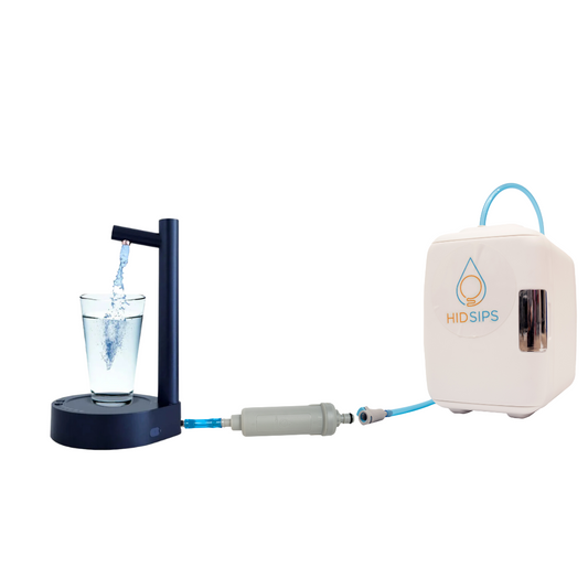 SYPS Desktop Water Dispenser Mini Fridge and Filtration System-0